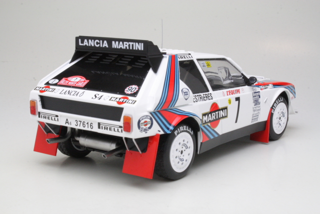 Lancia Delta S4, Monte Carlo 1986, H.Toivonen, no.7