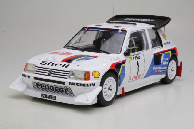 Peugeot 205 T16 E2, Monte Carlo 1986, T.Salonen, no.1 - Sulje napsauttamalla kuva