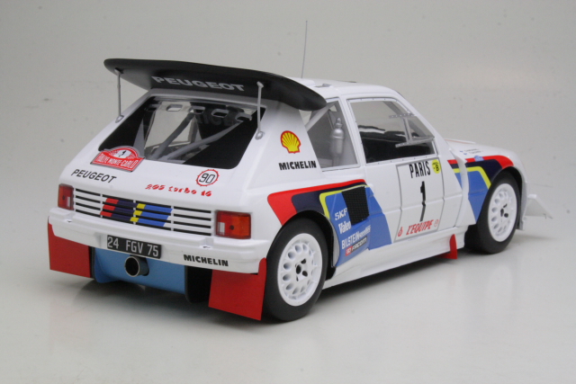 Peugeot 205 T16 E2, Monte Carlo 1986, T.Salonen, no.1 - Sulje napsauttamalla kuva