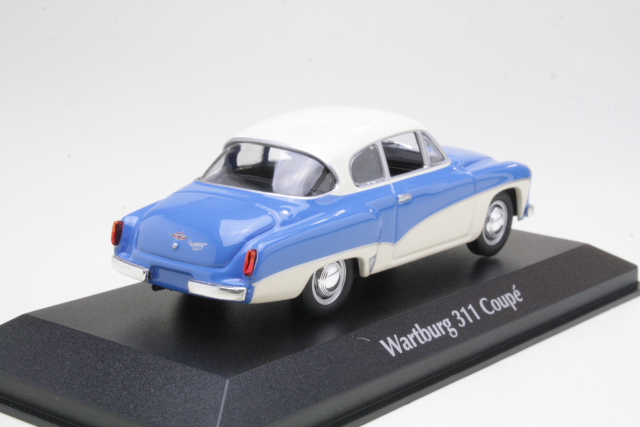 Wartburg A311 Coupe 1958, blue/white - Click Image to Close