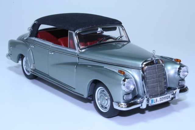 Mercedes Typ 300 d Cabriolet D (w189) 1958-62, vihreä - Sulje napsauttamalla kuva