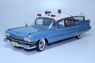 Cadillac Superior Royal Crown Ambulance 1959, blue/white