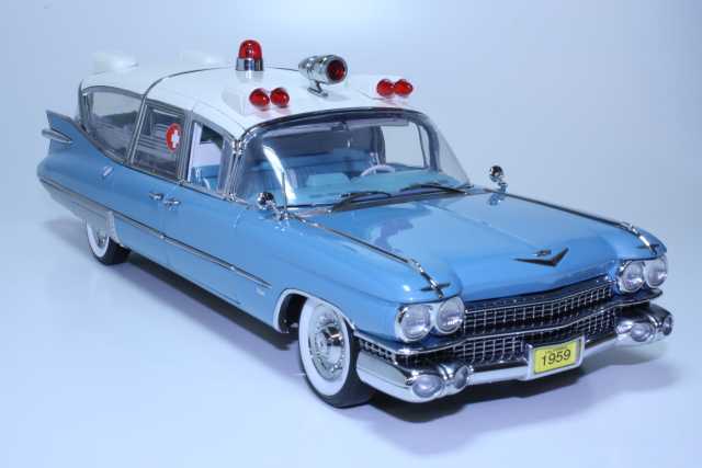 Cadillac Superior Royal Crown Ambulance 1959, blue/white