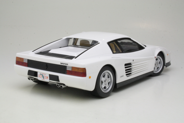 Ferrari Testarossa Mk1 US-Version 1984, valkoinen - Sulje napsauttamalla kuva