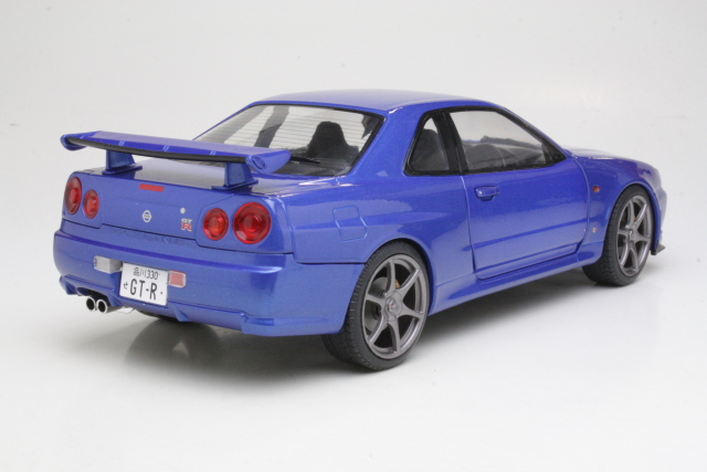 Nissan Skyline GT-R (R34) 1999, sininen - Sulje napsauttamalla kuva