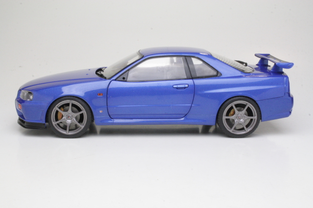 Nissan Skyline GT-R (R34) 1999, sininen - Sulje napsauttamalla kuva