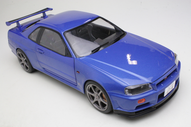 Nissan Skyline GT-R (R34) 1999, sininen - Sulje napsauttamalla kuva