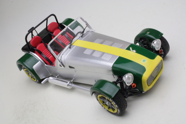 Lotus Seven 1989, alumiini/vihreä