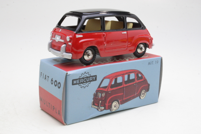 Fiat 600 Multipla, red/black