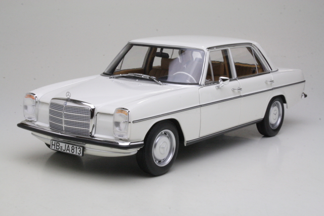 Mercedes 200 (w115) 1968, valkoinen - Sulje napsauttamalla kuva