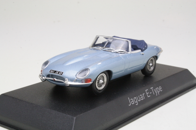 Jaguar E-Type Cabriolet 1961, sininen