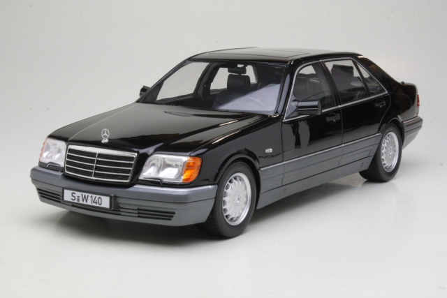 Mercedes S500 (w140) 1994, musta - Sulje napsauttamalla kuva