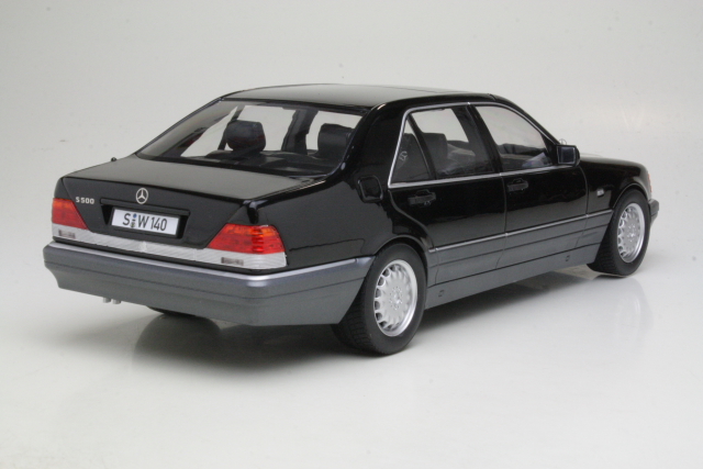 Mercedes S500 (w140) 1994, musta - Sulje napsauttamalla kuva