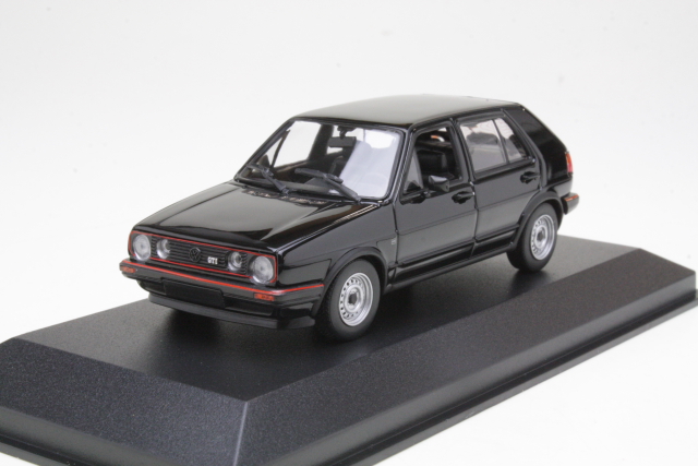 VW Golf 2 GTi 5d 1986, musta