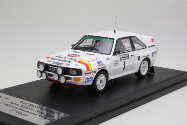Audi Sport Quattro, National Breakdown 1986, H.Mikkola, no.1