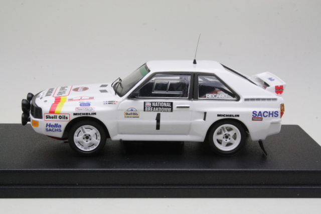 Audi Sport Quattro, National Breakdown 1986, H.Mikkola, no.1