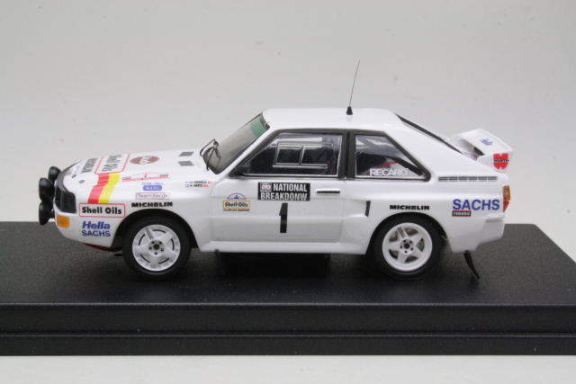 Audi Sport Quattro, National Breakdown 1986, H.Mikkola, no.1 - Sulje napsauttamalla kuva