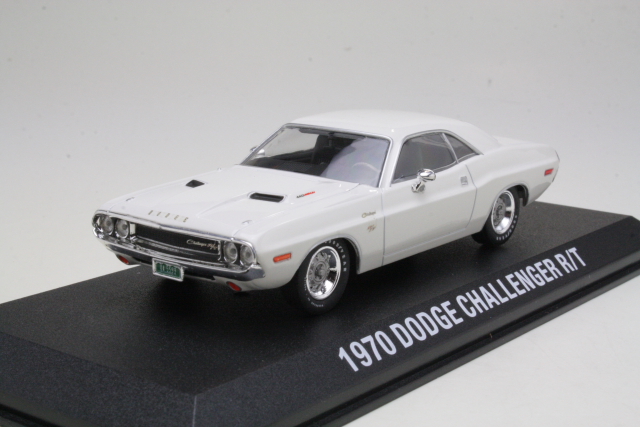 Dodge Challenger R/T Coupe 1970, valkoinen - Sulje napsauttamalla kuva