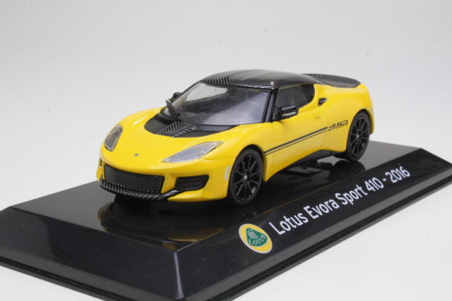 Lotus Evora Sport 410 2016, keltainen - Sulje napsauttamalla kuva