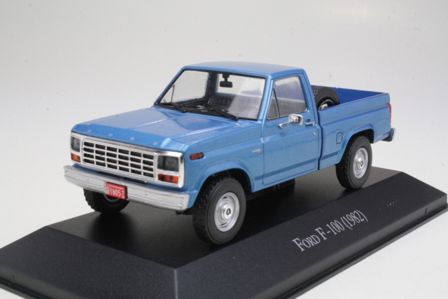 Ford F-100 Pick-Up 1982, sininen - Sulje napsauttamalla kuva