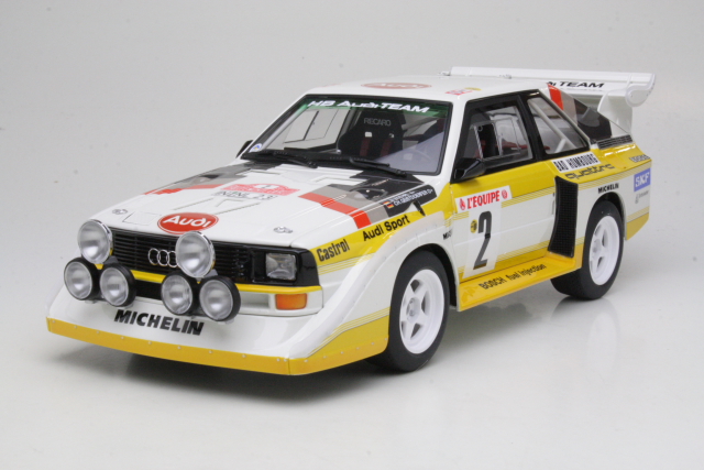 Audi Quattro Sport S1, 4th. Monte Carlo 1986, W.Rohrl, no.2 - Sulje napsauttamalla kuva