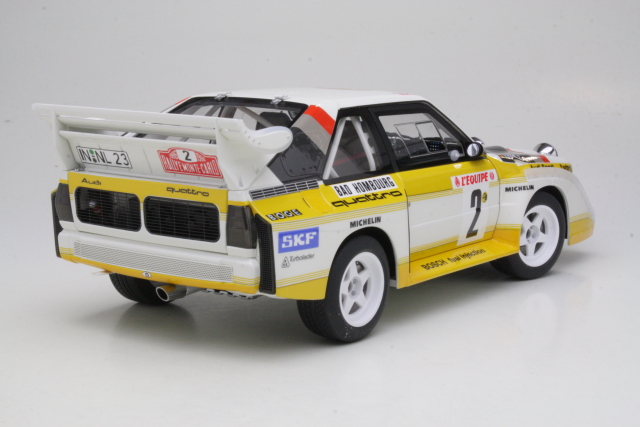 Audi Quattro Sport S1, 4th. Monte Carlo 1986, W.Rohrl, no.2 - Sulje napsauttamalla kuva