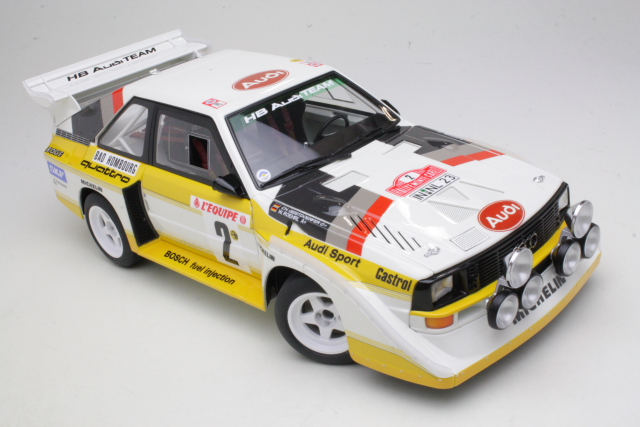 Audi Quattro Sport S1, 4th. Monte Carlo 1986, W.Rohrl, no.2 - Sulje napsauttamalla kuva