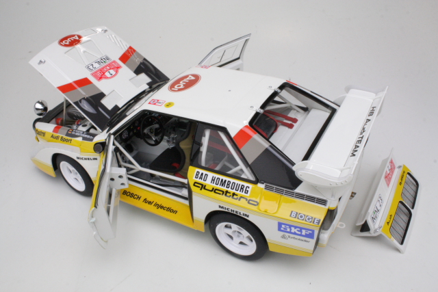 Audi Quattro Sport S1, 4th. Monte Carlo 1986, W.Rohrl, no.2 - Sulje napsauttamalla kuva