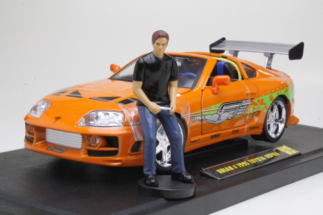 Toyota Supra Mk4 (A80) 1995, oranssi "Fast and Furious" - Sulje napsauttamalla kuva