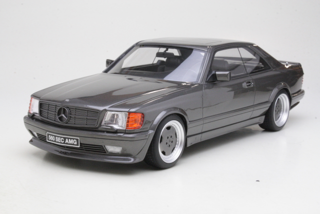 Mercedes 560SEC AMG (c126) 1987, harmaa - Sulje napsauttamalla kuva