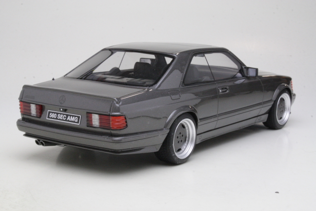 Mercedes 560SEC AMG (c126) 1987, grey - Click Image to Close