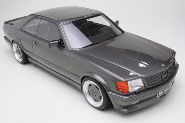 Mercedes 560SEC AMG (c126) 1987, grey - Click Image to Close