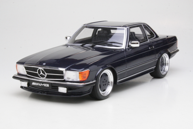 Mercedes 560 AMG (R107) 1979, musta - Sulje napsauttamalla kuva