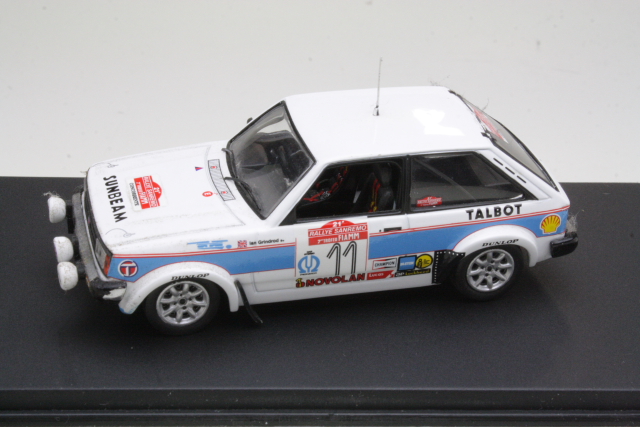 Talbot Sunbeam Lotus, San Remo 1979, T.Pond, no.11 "B-QUALITY"