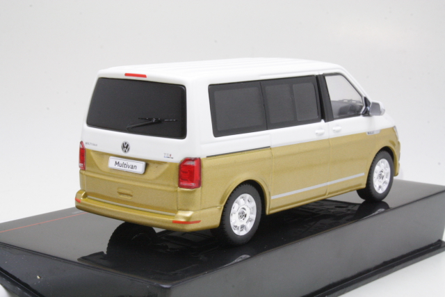 VW T6 Multivan 2017, valkoinen/kulta