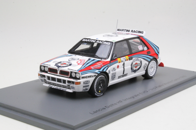 Lancia Delta HF Integrale, Monte Carlo 1992, J.Kankkunen, no.1 - Sulje napsauttamalla kuva