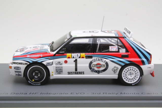 Lancia Delta HF Integrale, Monte Carlo 1992, J.Kankkunen, no.1