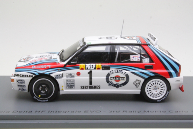 Lancia Delta HF Integrale, Monte Carlo 1992, J.Kankkunen, no.1 - Sulje napsauttamalla kuva