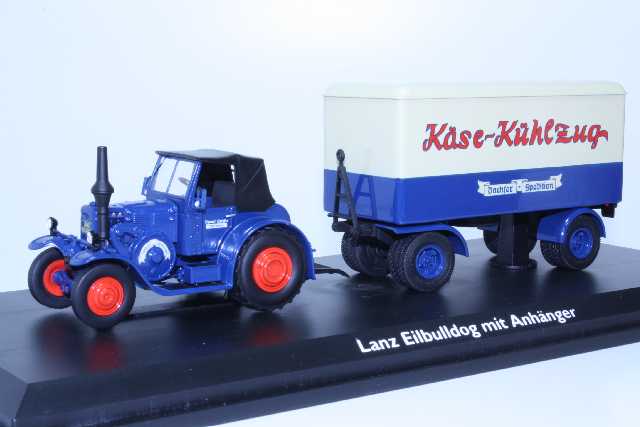 Lanz Eilbulldog "Dachser Käse-Kuhlzug", sininen/valkoinen