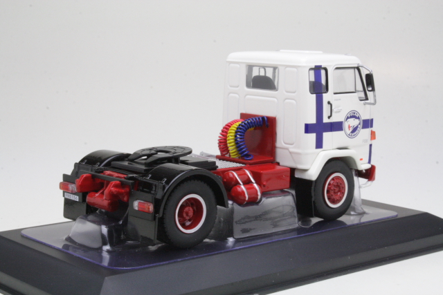 Volvo F88 1971, valkoinen/sininen "Polar Express"