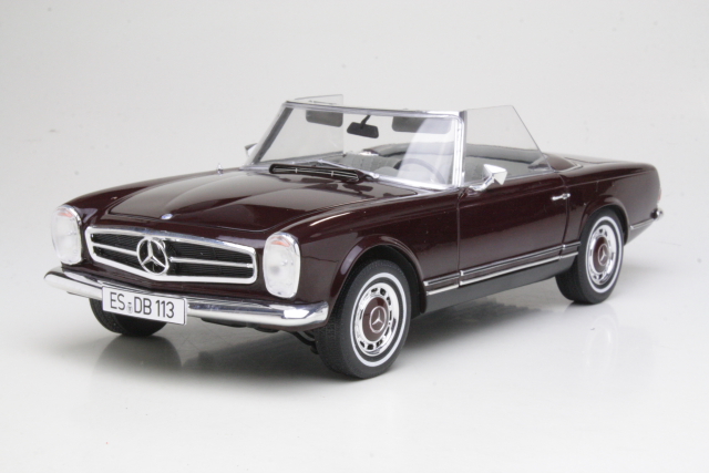 Mercedes 280SL (w113) 1963, dark red