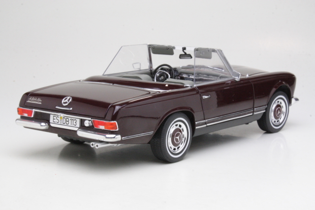 Mercedes 280SL (w113) 1963, dark red