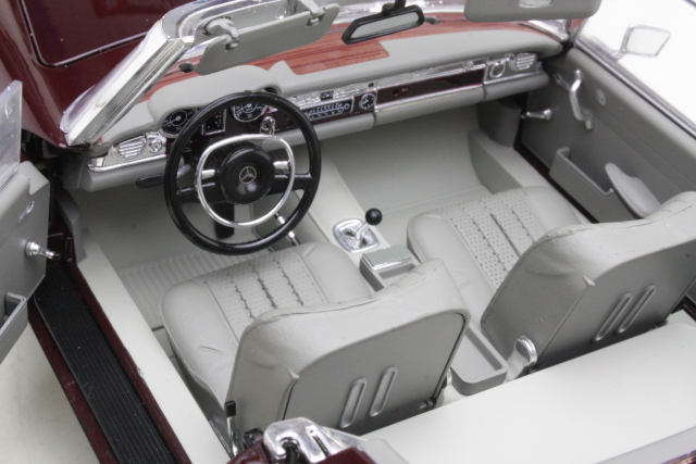 Mercedes 280SL (w113) 1963, dark red