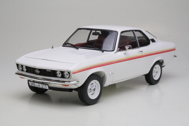 Opel Manta A Swinger 1975, valkoinen