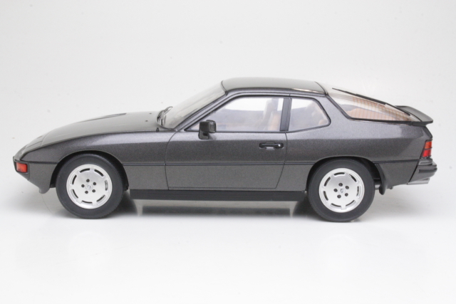 Porsche 924 Turbo 1979, tummanharmaa - Sulje napsauttamalla kuva