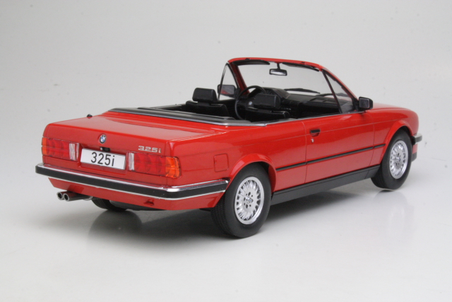 BMW 325i (e30) Cabriolet 1985, punainen - Sulje napsauttamalla kuva