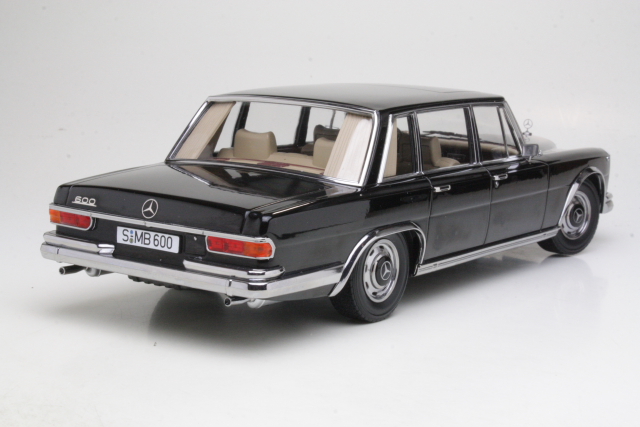 Mercedes 600 SWB (w100) 1963, musta