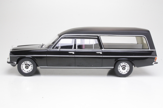 Mercedes 230 (w114) Pollman 1972, musta "Ruumisauto"