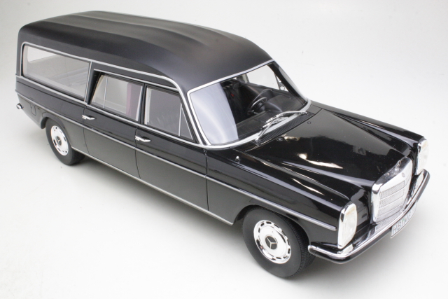 Mercedes 230 (w114) Pollman 1972, musta "Ruumisauto"