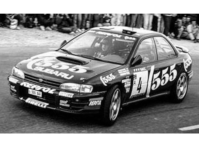 Subaru Impreza 555, Catalunya 1995, C.McRae, no.4 - Sulje napsauttamalla kuva